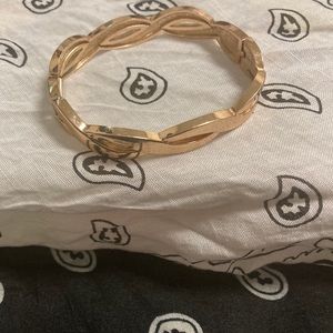Rose gold plated cuff